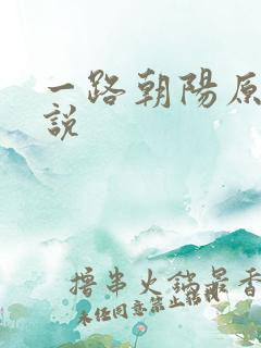 一路朝阳原著小说