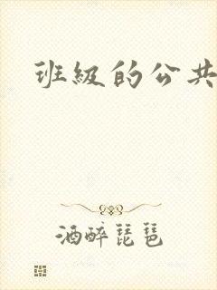 班级的公共玩具