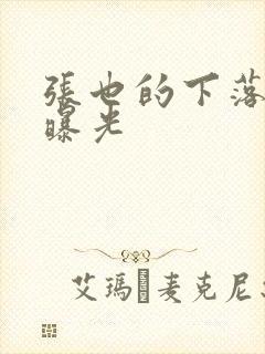 张也的下落终于曝光