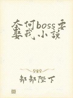 奈何boss要娶我小说