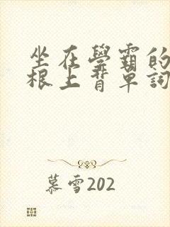 坐在学霸的大紫根上背单词牧童