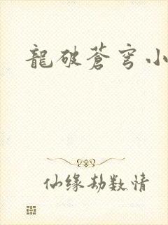 龙破苍穹小说