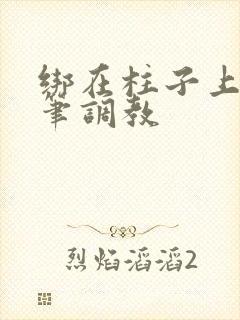 绑在柱子上用毛笔调教