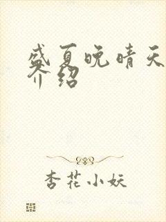 盛夏晚晴天剧情介绍