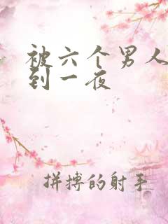 被六个男人躁J到一夜