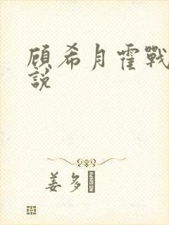 顾希月霍战霆小说