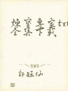 炼宝专家txt全集下载