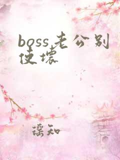boss老公别使坏