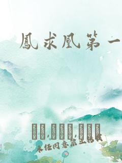 凤求凰第一皇后