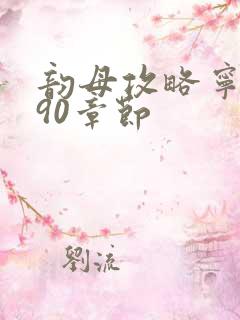 韵母攻略宁秋婉90章节