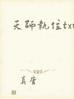 天师执位txt