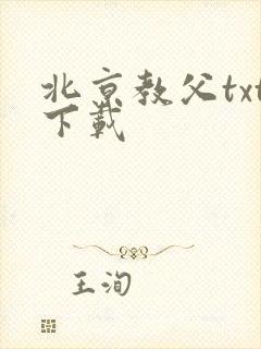 北京教父txt下载