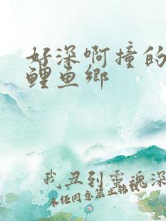 好深啊撞的好吗鲤鱼乡