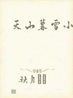 天山暮雪小说