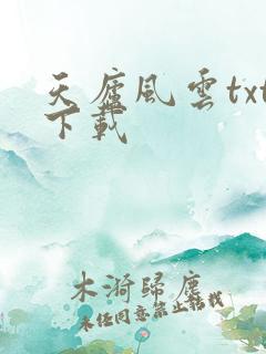 天庐风云txt下载