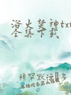 浴火焚神txt全集下载