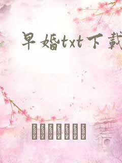 早婚txt下载