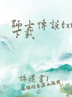 师士传说txt下载