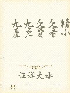 九九久久精品国产免费看小说