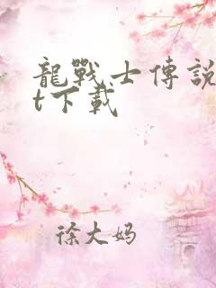 龙战士传说txt下载