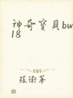 神奇宝贝bw118
