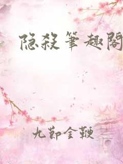 隐杀笔趣阁