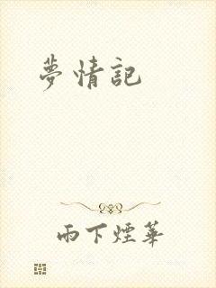 梦情记