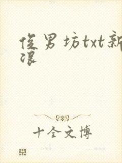 俊男坊txt新浪