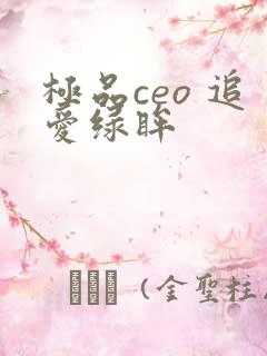 极品ceo 追爱绿眸