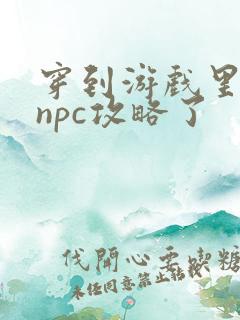 穿到游戏里面被npc攻略了