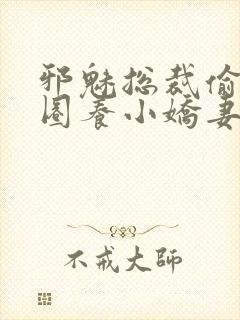 邪魅总裁偷心计圈养小娇妻