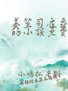 姜笙司夜爵顾念的小说免费阅读