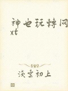 神也玩转网游txt