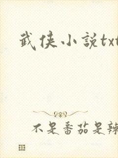 武侠小说txt