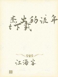 杰出的流年txt下载