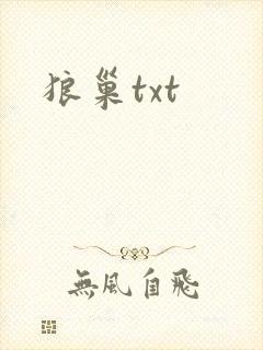 狼巢txt