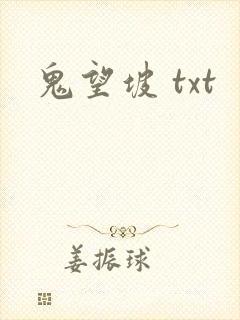 鬼望坡 txt