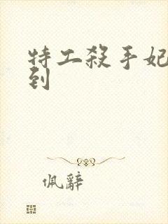 特工杀手妃来驾到