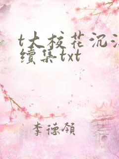 t大校花沉浮录续集txt