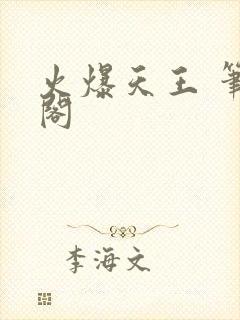 火爆天王 笔趣阁