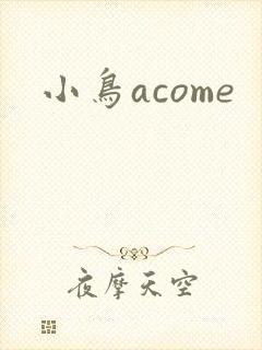 小鸟acome