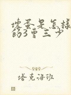 坏蛋是怎样炼成的3曹三少