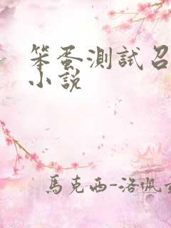 笨蛋测试召唤兽小说