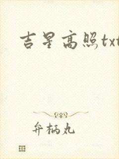 吉星高照txt