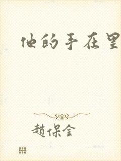 他的手在里面动