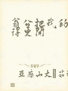 翁公把我的腿分得更开