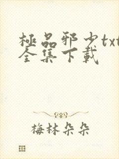 极品邪少txt全集下载