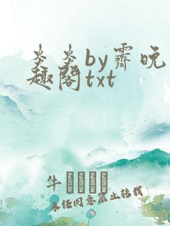 炎炎by霁晚笔趣阁txt