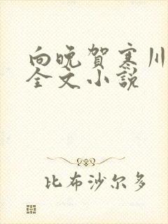 向晚贺寒川免费全文小说