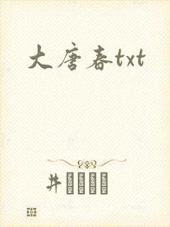 大唐春txt